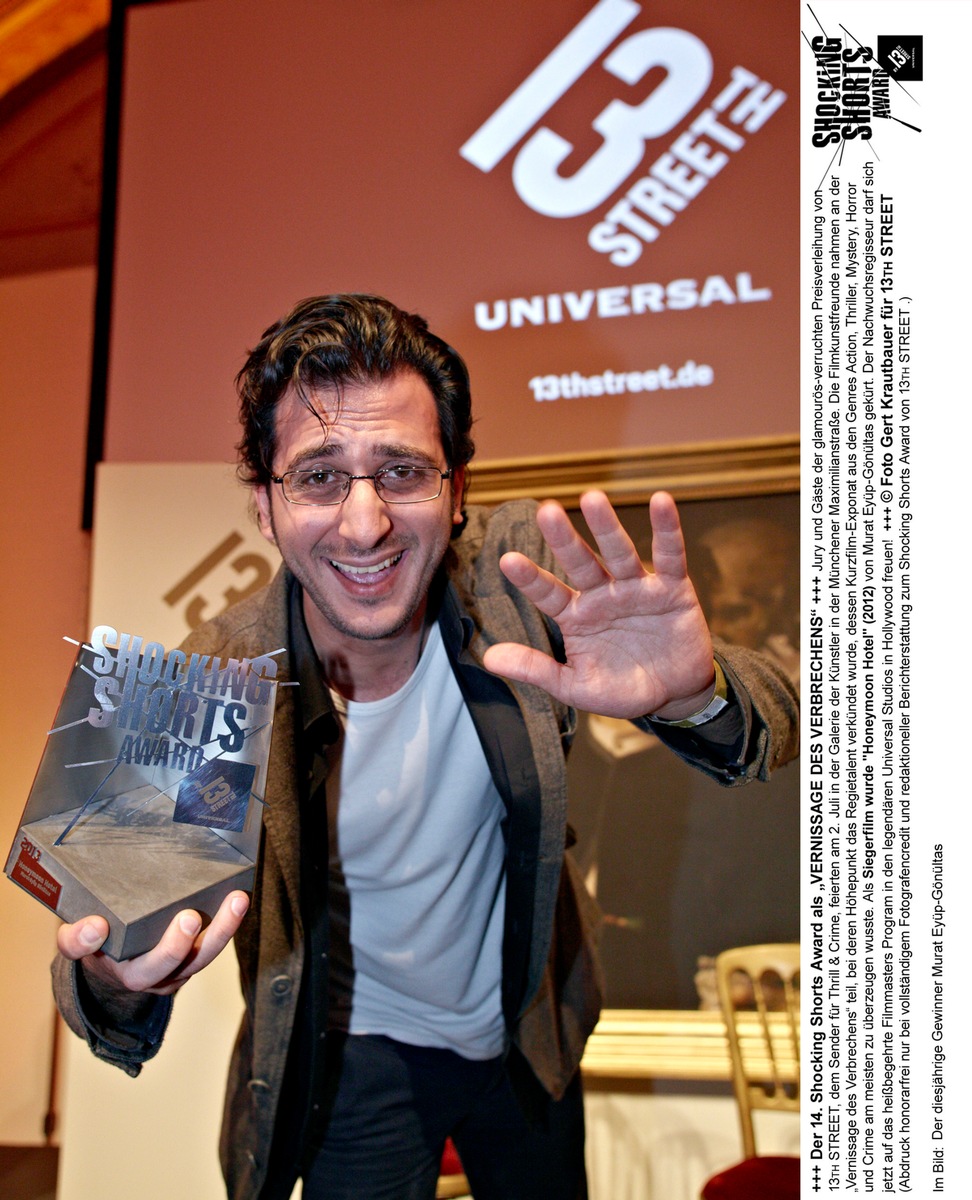 Murat Eyüp-Gönültas gewinnt 14. Shocking Shorts Award von 13TH STREET (BILD)