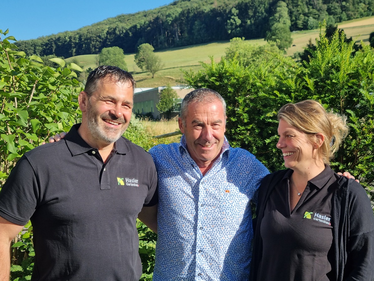 Hasler Gartenbau GmbH schliesst sich der B+G Schweiz AG an