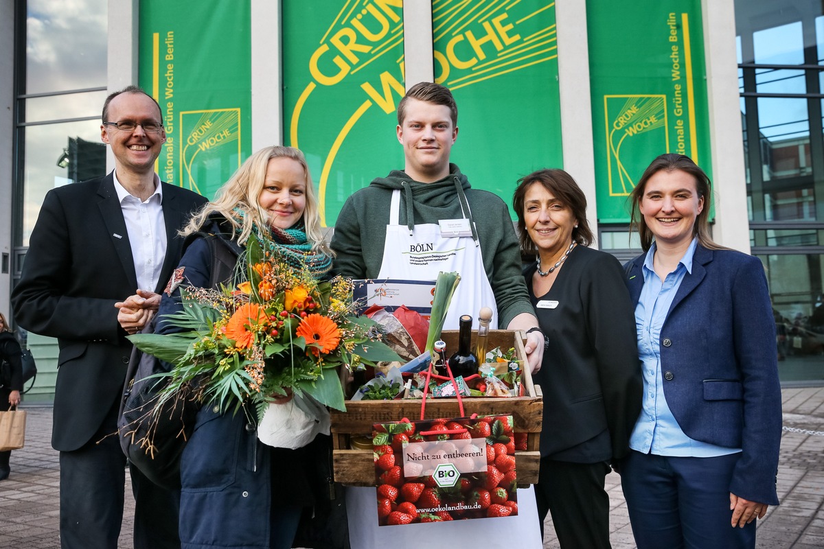 Grüne Woche 2016: 200.000. Besucherin: Einmal keine Risiken bewerten