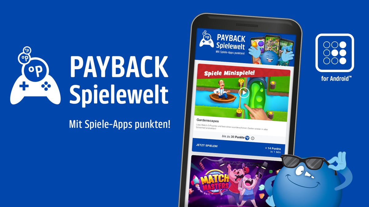 Endlich: Die &quot;PAYBACK Spielewelt&quot; ist gestartet / Jetzt mit der PAYBACK App spielend Punkte sammeln