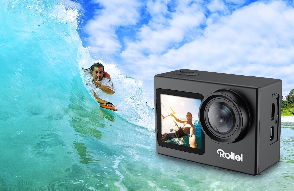 Rollei stellt Actioncam mit 4k-Video-Auflösung und Selfie-Display vor