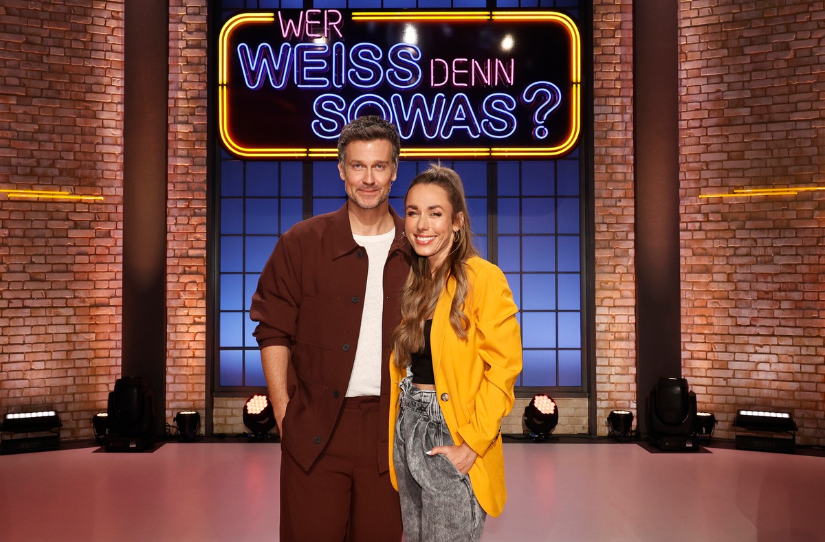 Das Paarduell: Annemarie und Wayne Carpendale bei &quot;Wer weiß denn sowas?&quot; - Das Wissensquiz vom 6. bis 10. Mai 2024, um 18:00 Uhr im Ersten