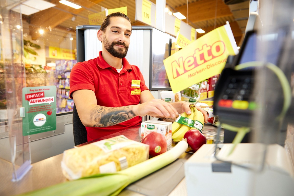 Netto unterstützt gemeinsam mit Kundinnen und Kunden die Fluthilfe der „Stiftung RTL – Wir helfen Kindern e.V.“