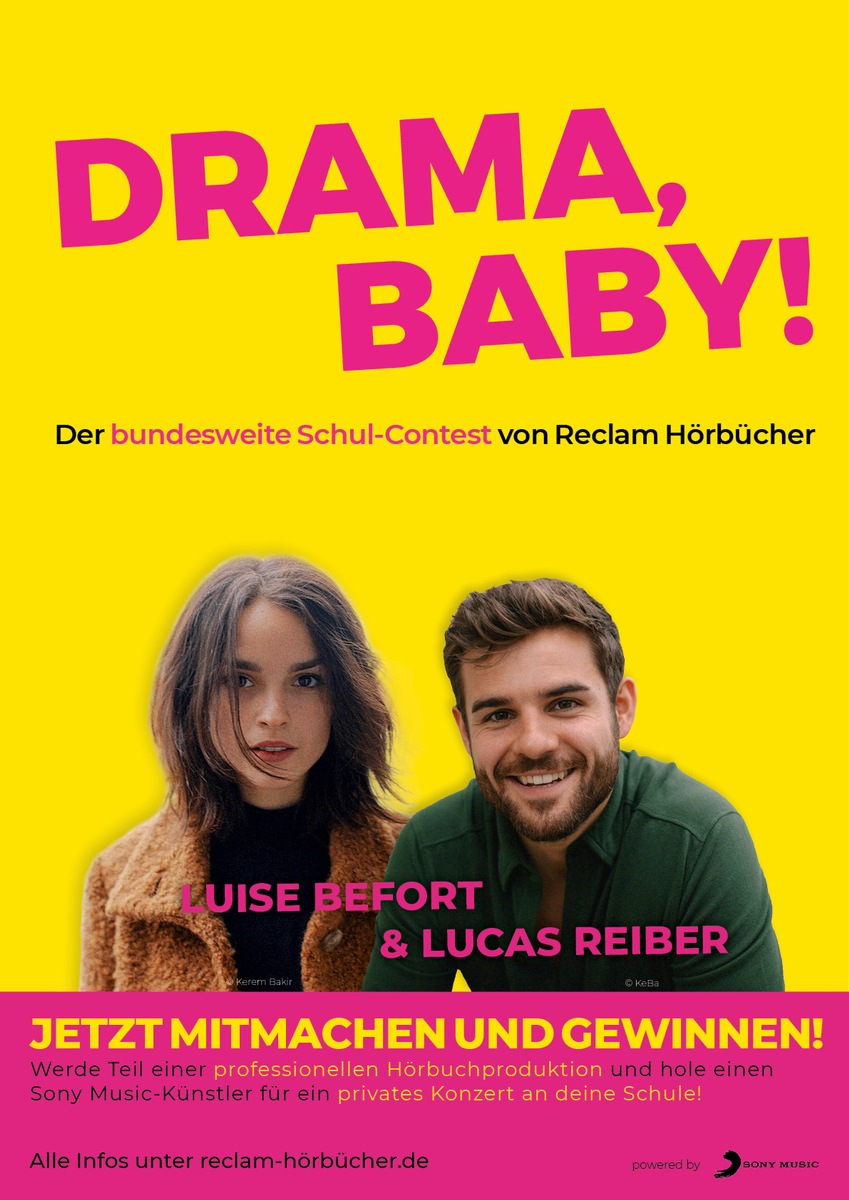 &quot;Drama, Baby!&quot; / Der bundesweite Schul-Contest von Reclam Hörbücher geht mit &quot;Cyrano von Bergerac&quot; und LEA in die zweite Runde