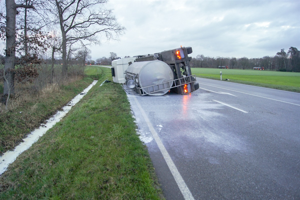 POL-BOR: Südlohn - Nachtrag zur Vollsperrung der B70 / Sperrung aufgehoben