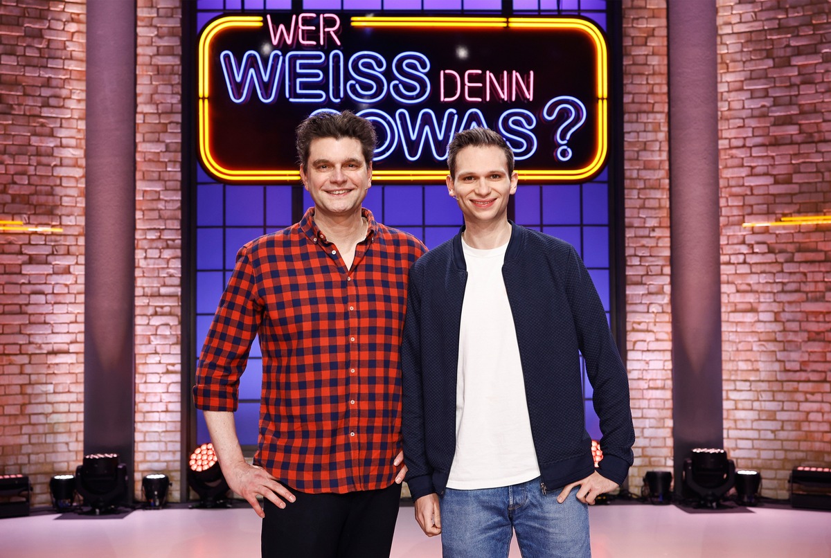 Spaß-Reporter Fabian Köster und Lutz van der Horst bei &quot;Wer weiß denn sowas?&quot; - Das Wissensquiz vom 10. bis 14. Februar 2025, um 18:00 Uhr im Ersten