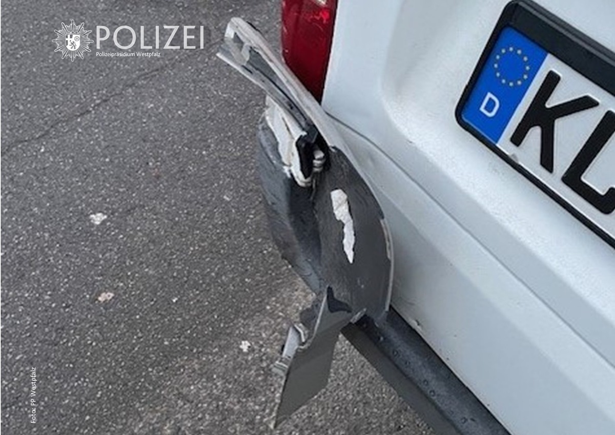 POL-PPWP: Parkendes Auto gerammt und weitergefahren