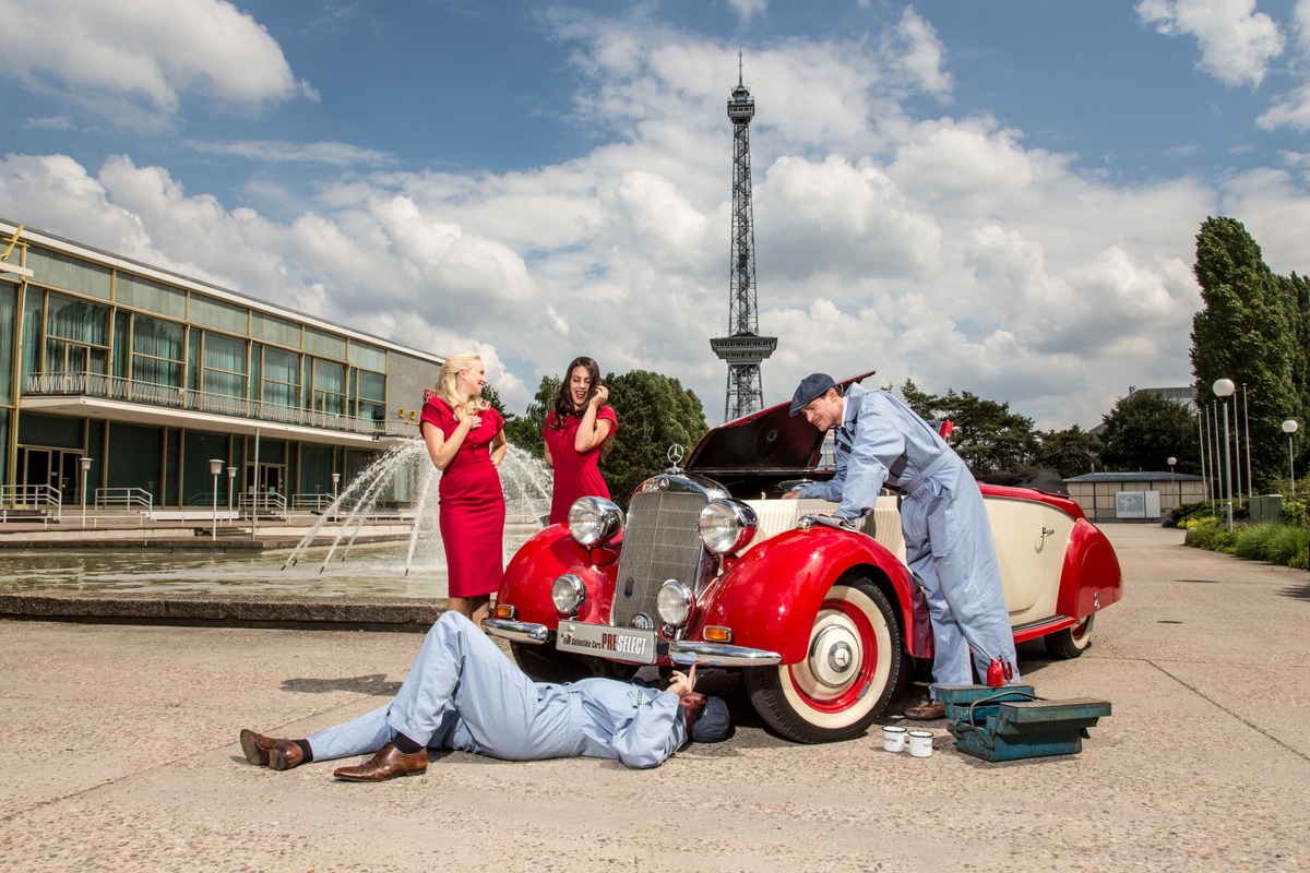 MOTORWORLD Classics Berlin: Markenzeichen: Im Stil der guten alten Zeiten / Neue Serie der plakativen Key Visuals zur Motorworld Classics Berlin 2016