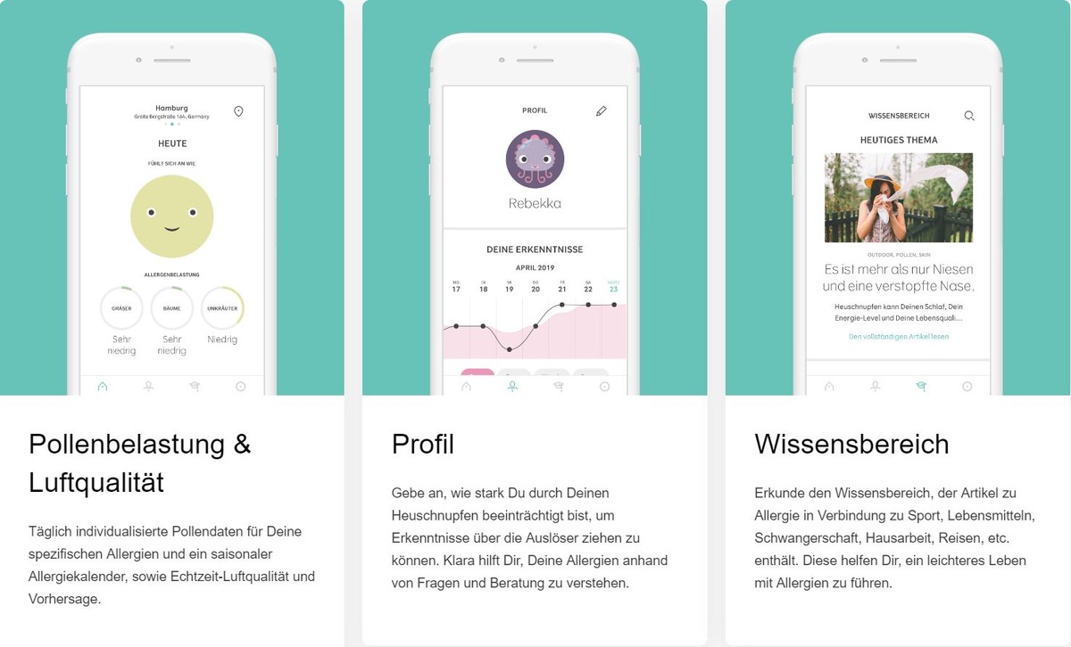 Persönliche und standortgenaue Pollenprognosen per App