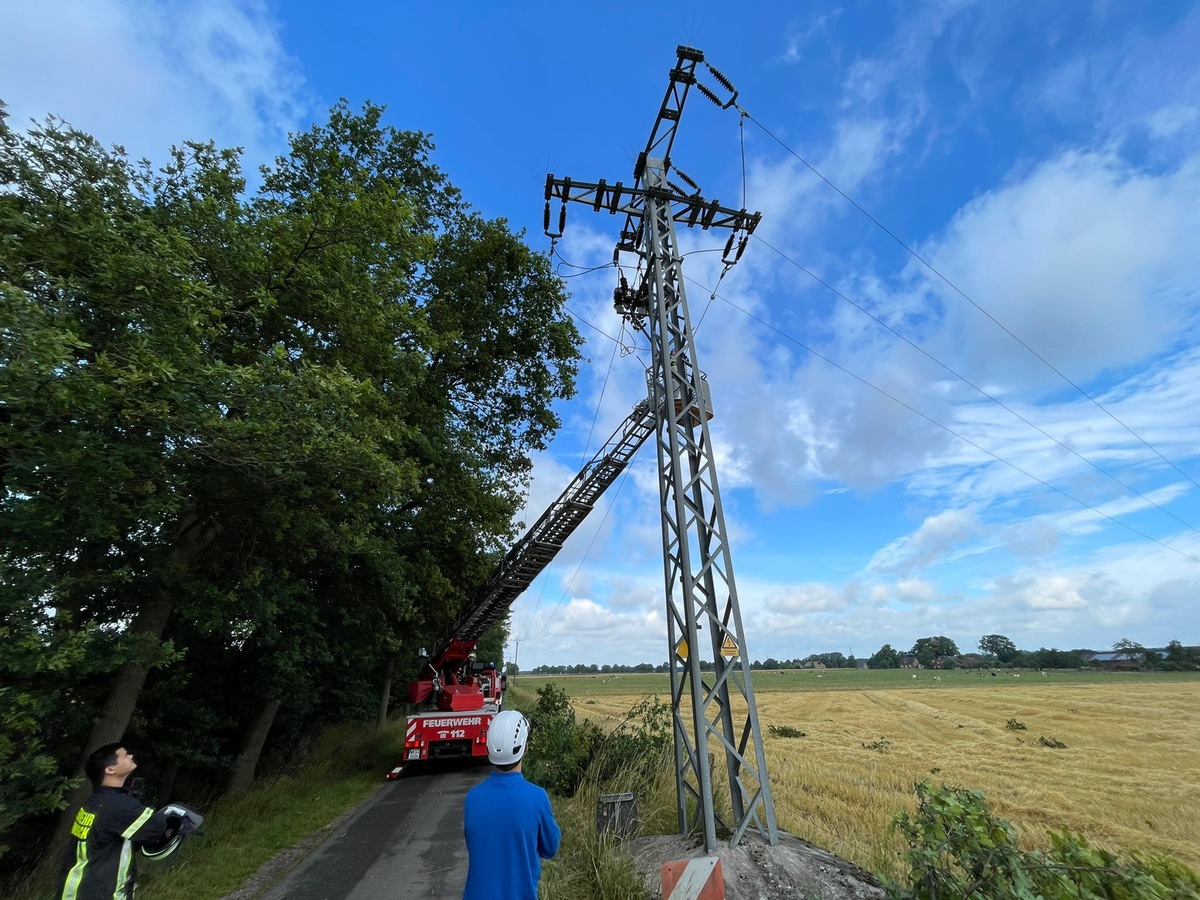 FW-Schermbeck: Ein weiterer Sturmschaden für die Feuerwehr Schermbeck