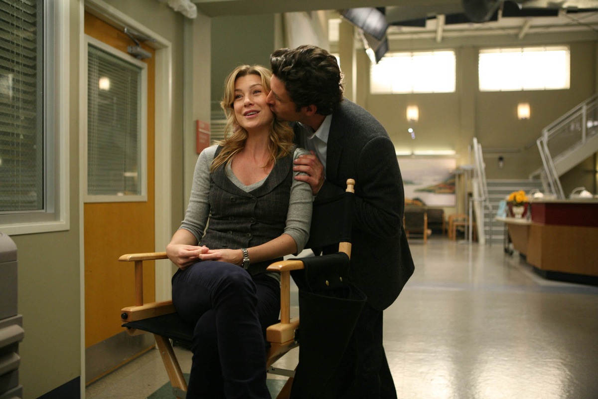 Patrick Dempsey knutscht Ellen Pompeo