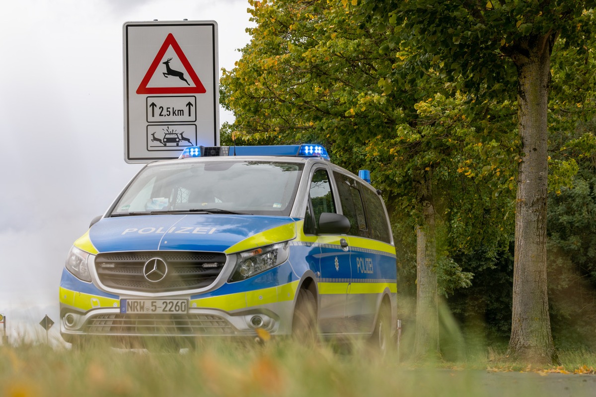 POL-COE: Kreis Coesfeld/ Auffällige Schilder warnen vor Wildwechsel