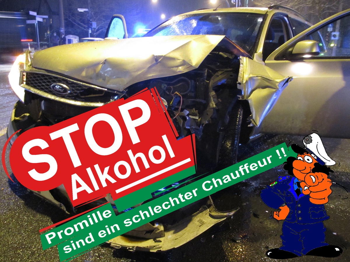 POL-ME: Alkoholkonsum mit Folgen - Ratingen - 2210040