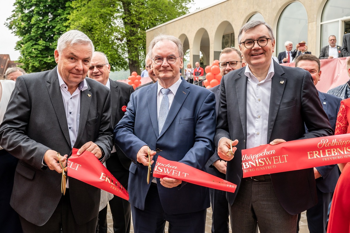 Rotkäppchen Erlebniswelt in Freyburg (Unstrut): ein modernes Besucher-Highlight rund um Deutschlands beliebteste Sektmarke öffnet am 13. Mai die Türen