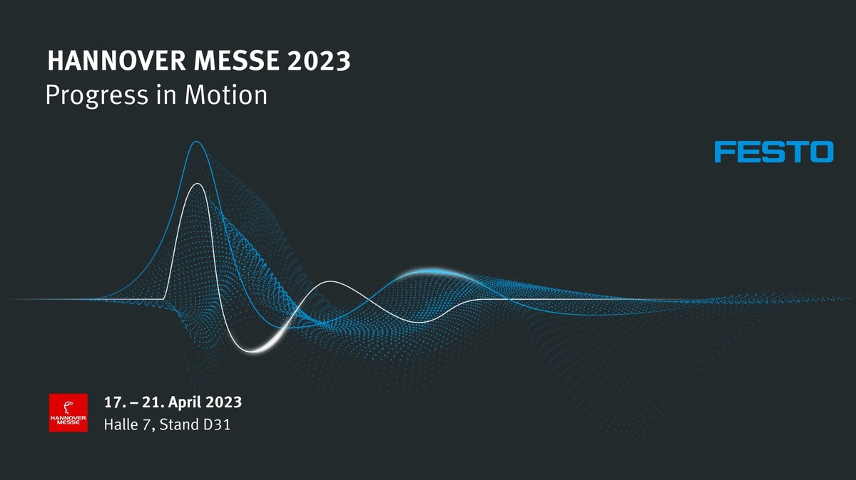 Einladung Festo Pressekonferenz + Standrundgang: Wir sehen uns auf der Hannover Messe 2023!