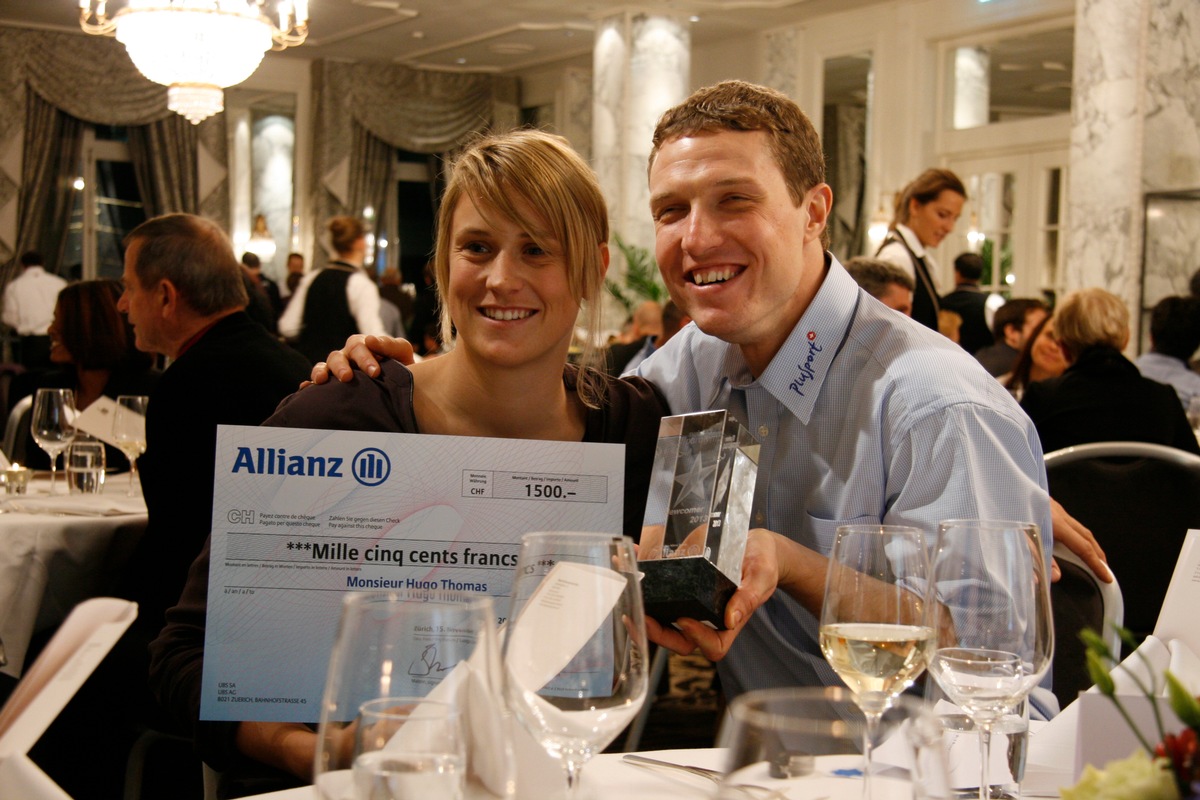 Swiss Paralympic: Allianz Suisse remet le Newcomer Award à Hugo Thomas (IMAGE/DOCUMENT)