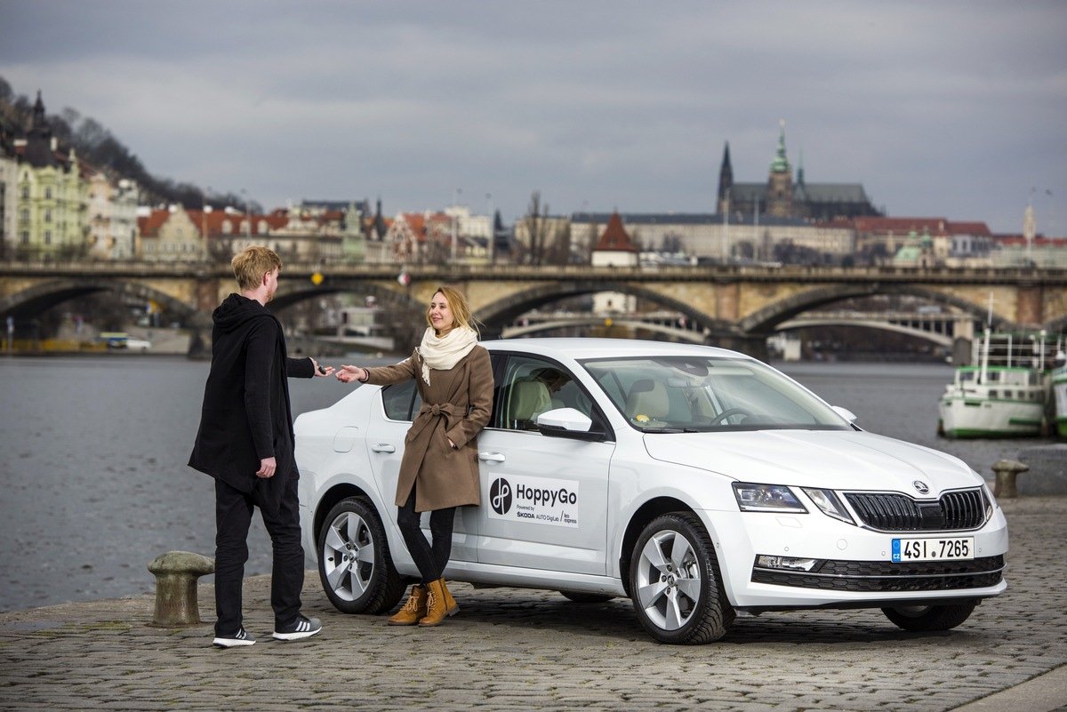 SKODA AUTO DigiLab erweitert eigene Carsharing-Plattform HoppyGo mit Joint Venture (FOTO)