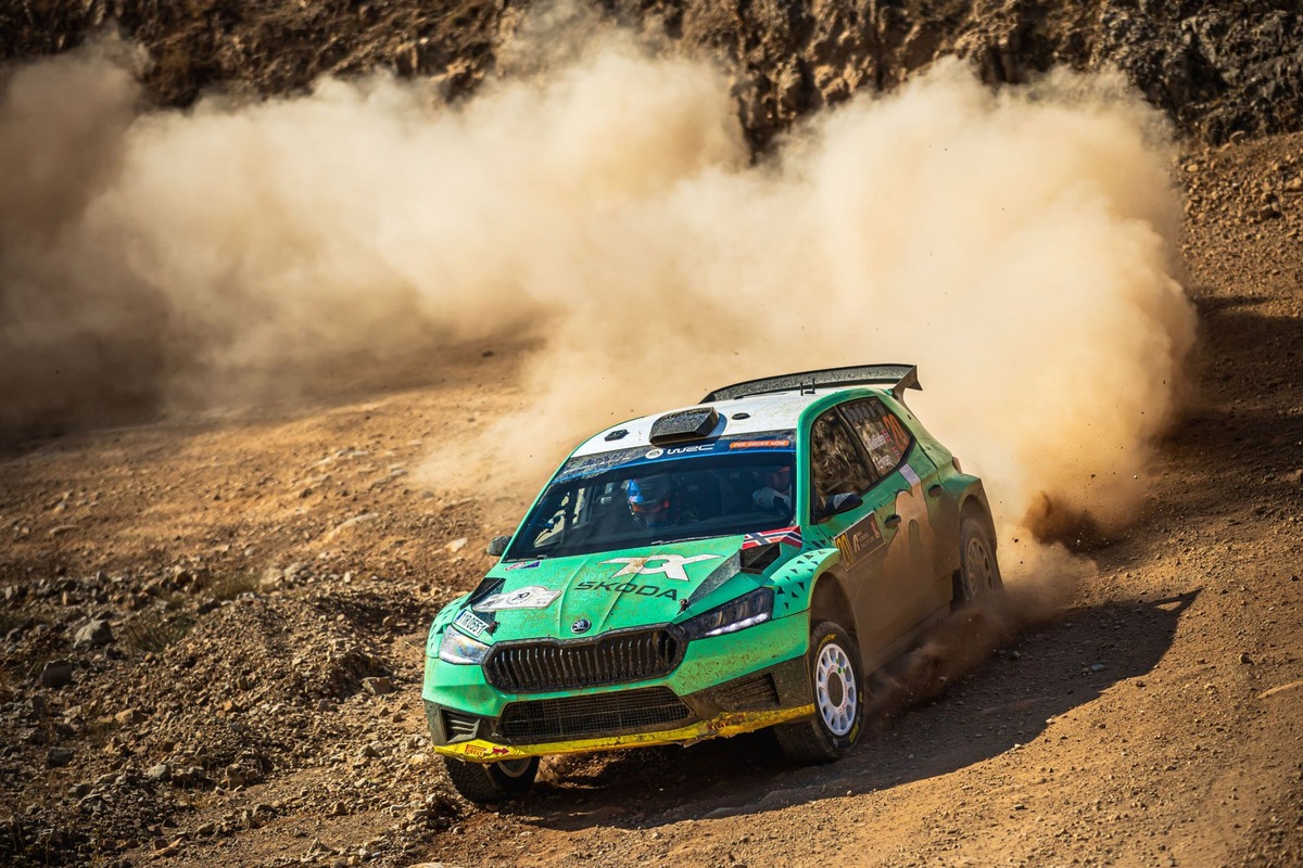 Akropolis-Rallye Griechenland: Škoda Fahrer Andreas Mikkelsen siegt dank starker Aufholjagd in der WRC2