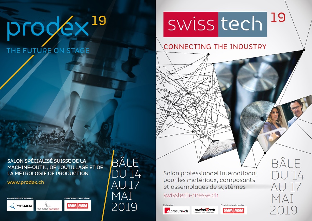 PRODEX et SWISSTECH - la plateforme la plus importante pour l&#039;industrie MEM