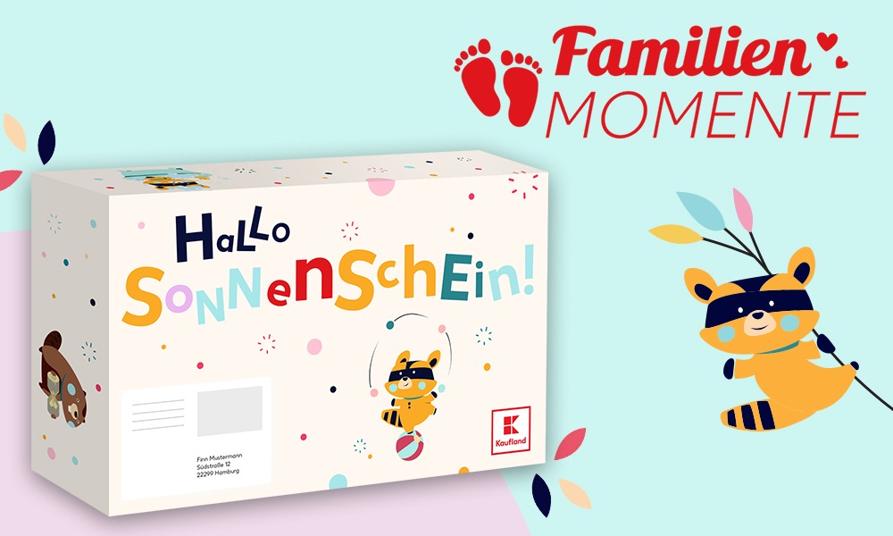 Kaufland startet mit einer Willkommens-Box für Neugeborene und einem Online-Portal für Familien / Familienfreundlichkeit wird bei dem Lebensmitteleinzelhändler groß geschrieben