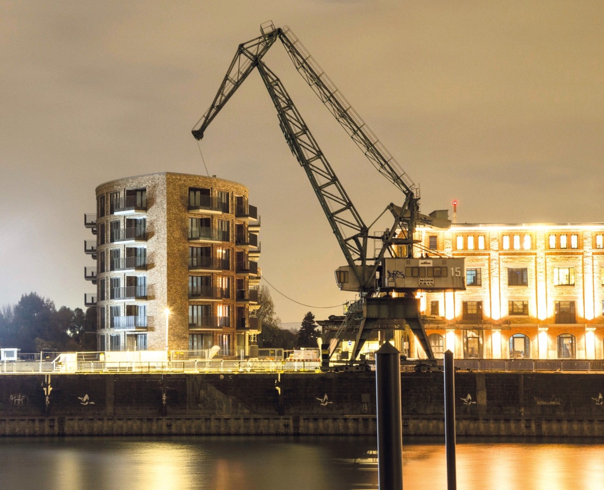 Die Schiffshäuser in Mainz-Zollhafen - Erste Wohnungen planmäßig übergeben