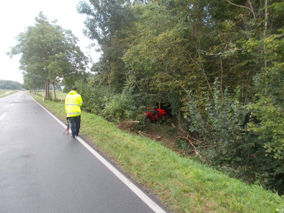 POL-PDLU: Schwerer Unfall zwischen Waldsee und Altrip - K 13 zwischenzeitlich voll gesperrt