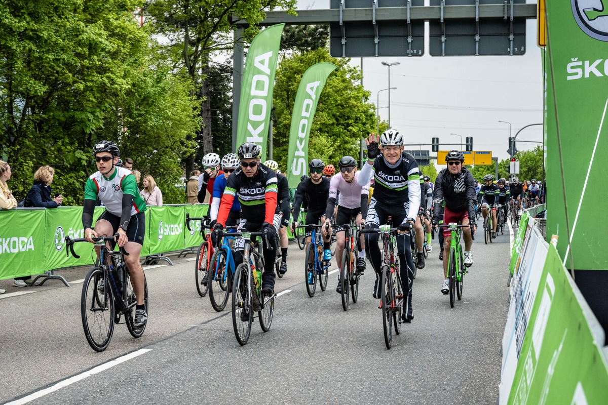 Škoda mobilisiert Radsportklassiker Eschborn-Frankfurt und Jedermann-Rennen Škoda Velotour