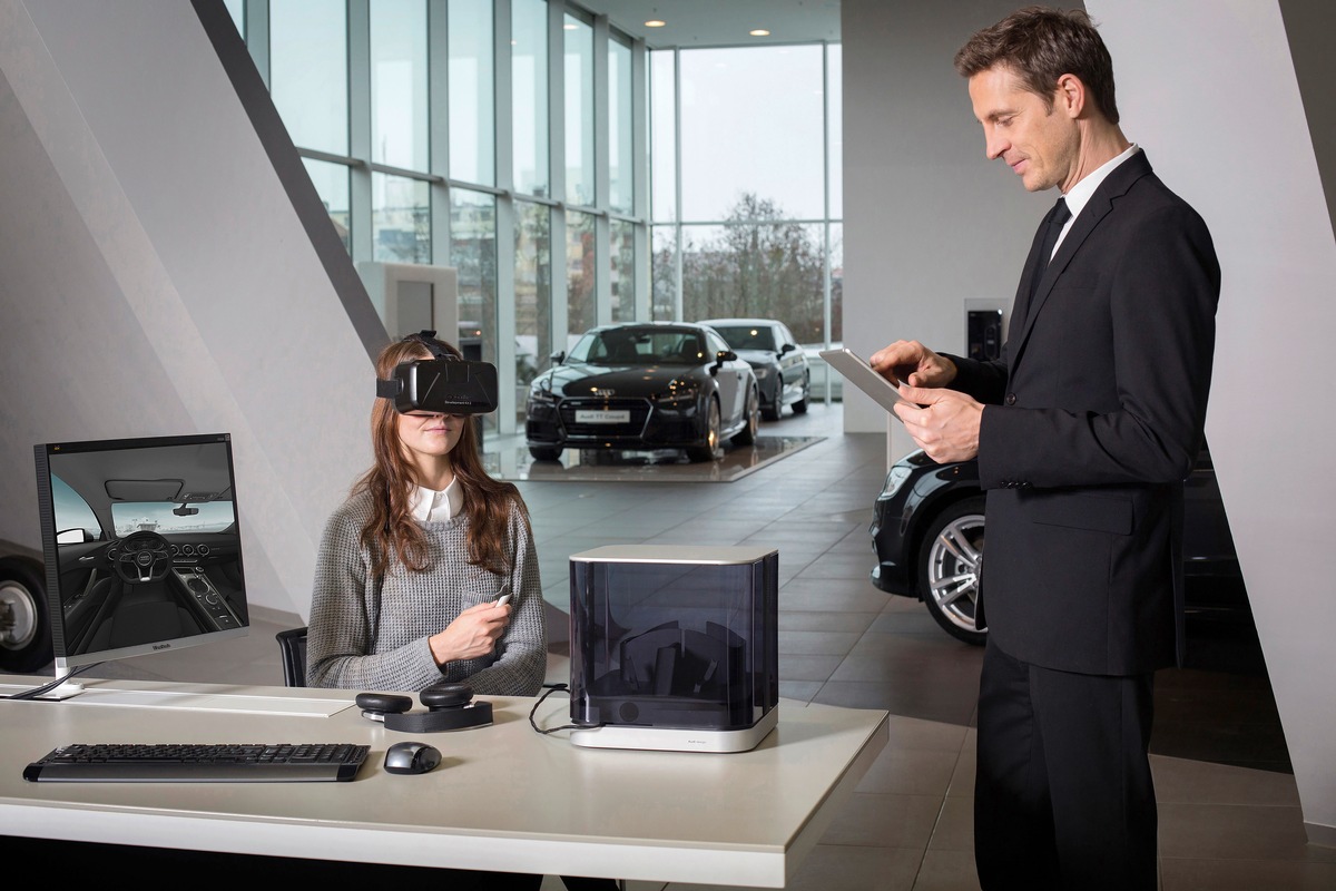 Audi VR experience: das Autohaus im Aktenkoffer