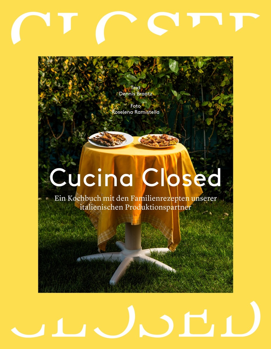 New release by gestalten: CUCINA CLOSED, EIN KOCHBUCH MIT DEN FAMILIENREZEPTEN UNSERER ITALIENISCHEN PRODUKTIONSPARTNER