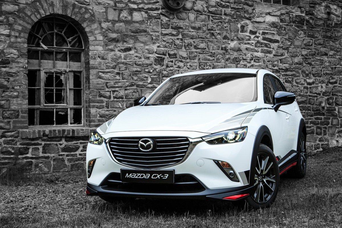 Sportliches und individuelles Zubehör für den Mazda CX-3