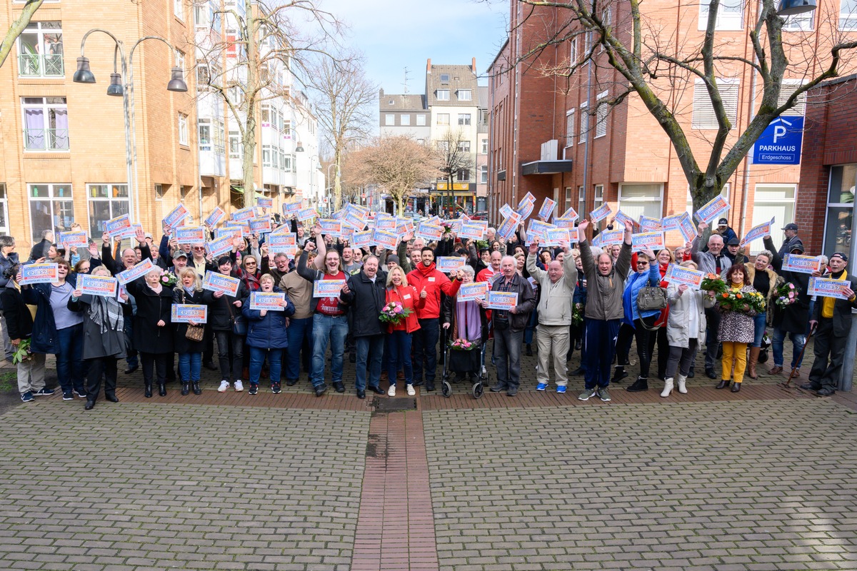 Postcode Monatsgewinn für Köln: Eine Million Euro für die Postleitzahl 50829