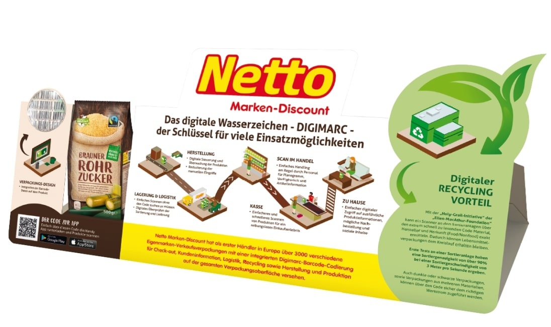 Deutscher Verpackungspreis 2020: Gold für digitale Netto-Technologie / Netto Marken-Discount gewinnt Gold-Award für innovatives Verpackungssystem seiner Eigenmarkenartikel