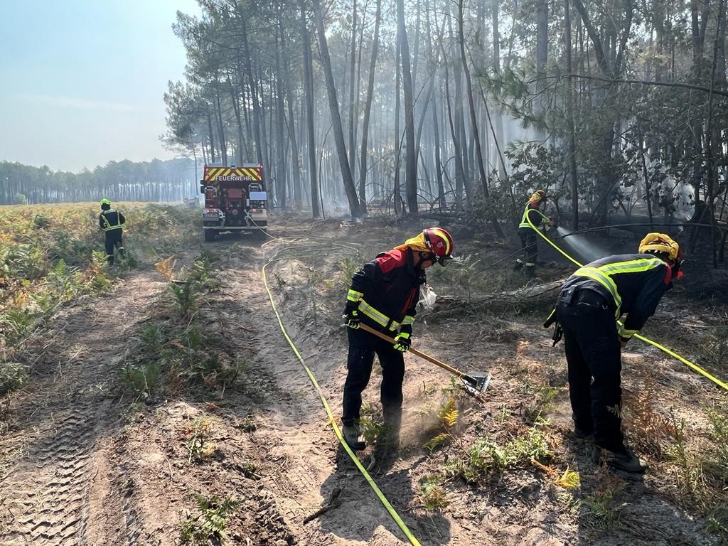 FW-BN: Waldbrandeinsatz in Südfrankreich