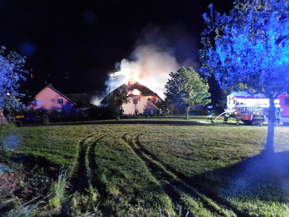 POL-PDKO: Badenhard - Brand eines Mehrfamilienhauses