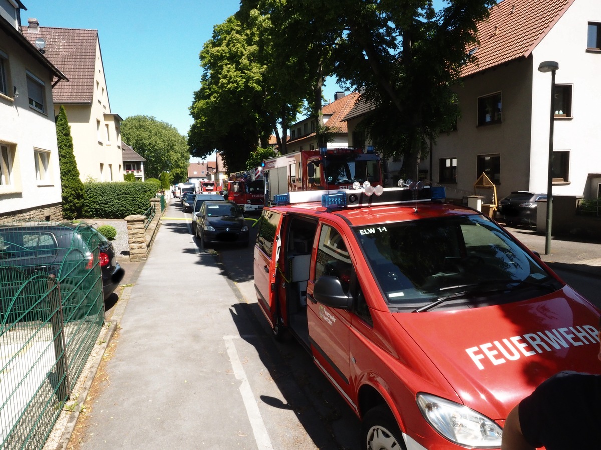 FW-MK: Zimmerbrand im Dachgeschoss