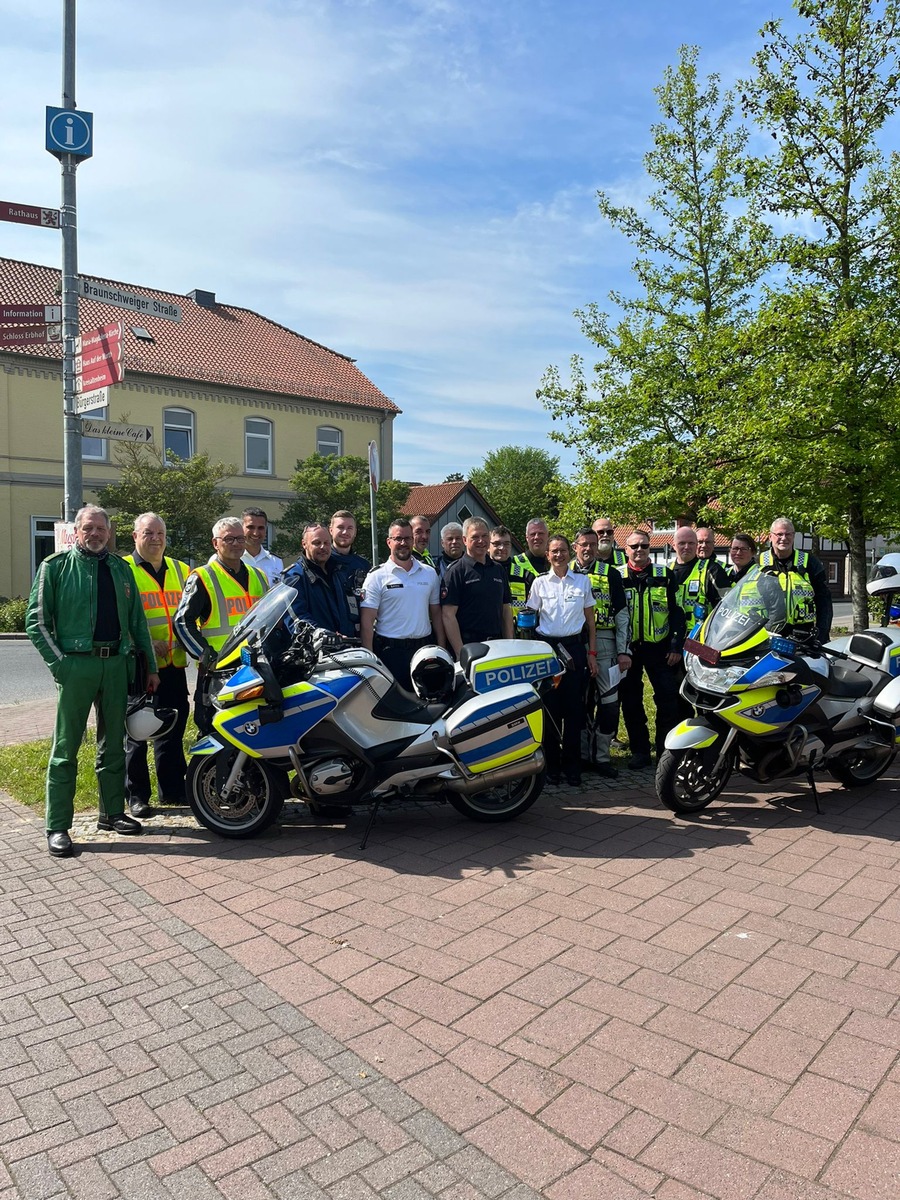 POL-VER: Erfolgreicher Motorrad-Aktionstag am 14.05.23 bei bestem Wetter Gemeinsame Aktion der Polizeiinspektionen Verden/Osterholz und Diepholz