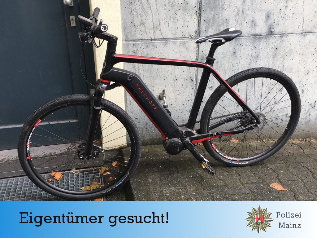 POL-PPMZ: +++ Eigentümer gesucht +++ Wem gehört das sichergestellte Fahrrad? +++