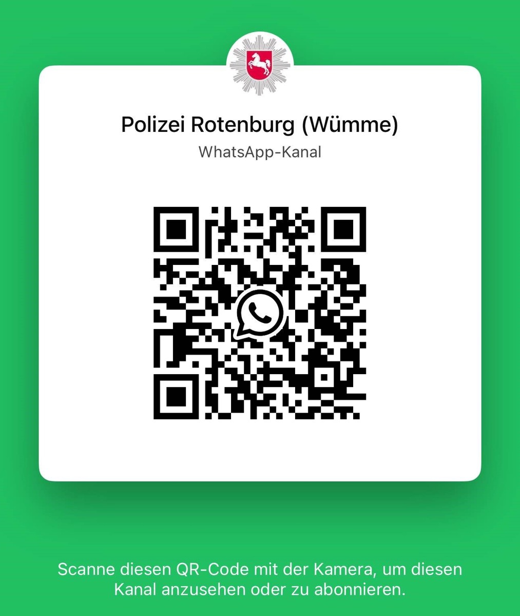 POL-ROW: ++ Polizeiinspektion Rotenburg (Wümme) jetzt auch auf WhatsApp! ++