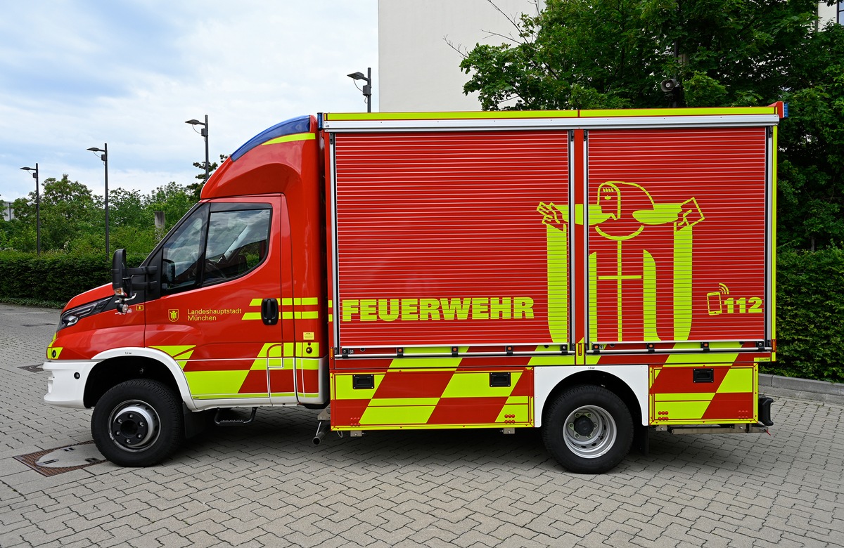 FW-M: Die Feuerwehr München glänzt in neuem Design