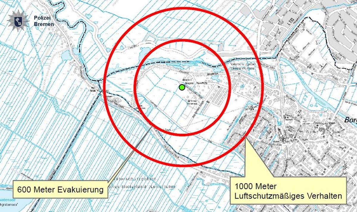 POL-HB: Nr.: 0202 --Entschärfung von zwei Fliegerbomben--