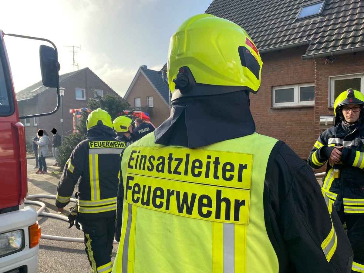 Feuerwehr Weeze: Küchenbrand