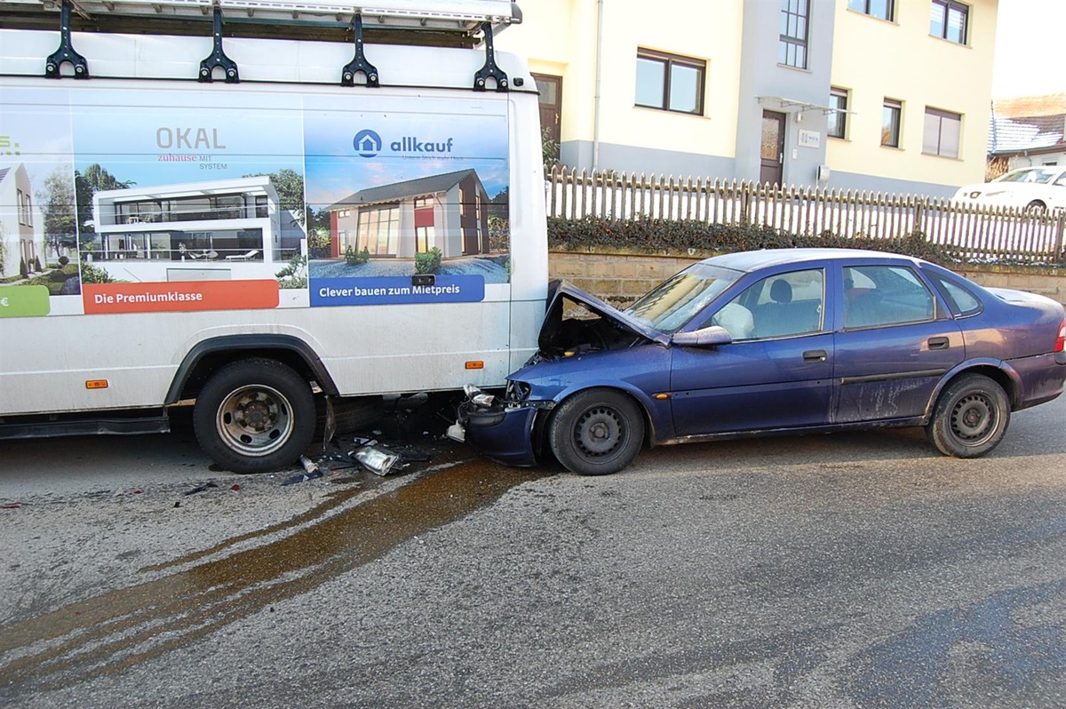 POL-PDKL: Verkehrsunfall mit verletztem Kind