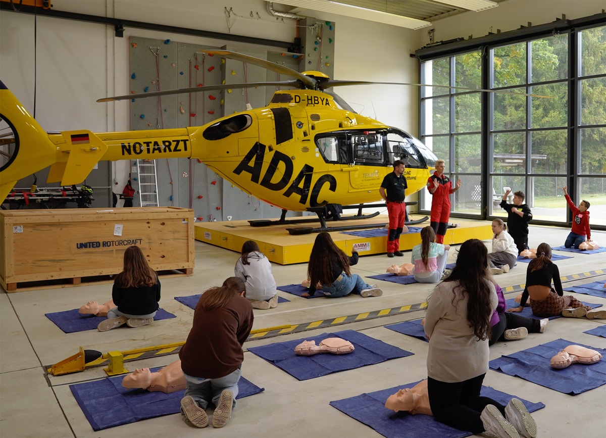 ADAC Luftrettung: Wiederbelebung kann jeder