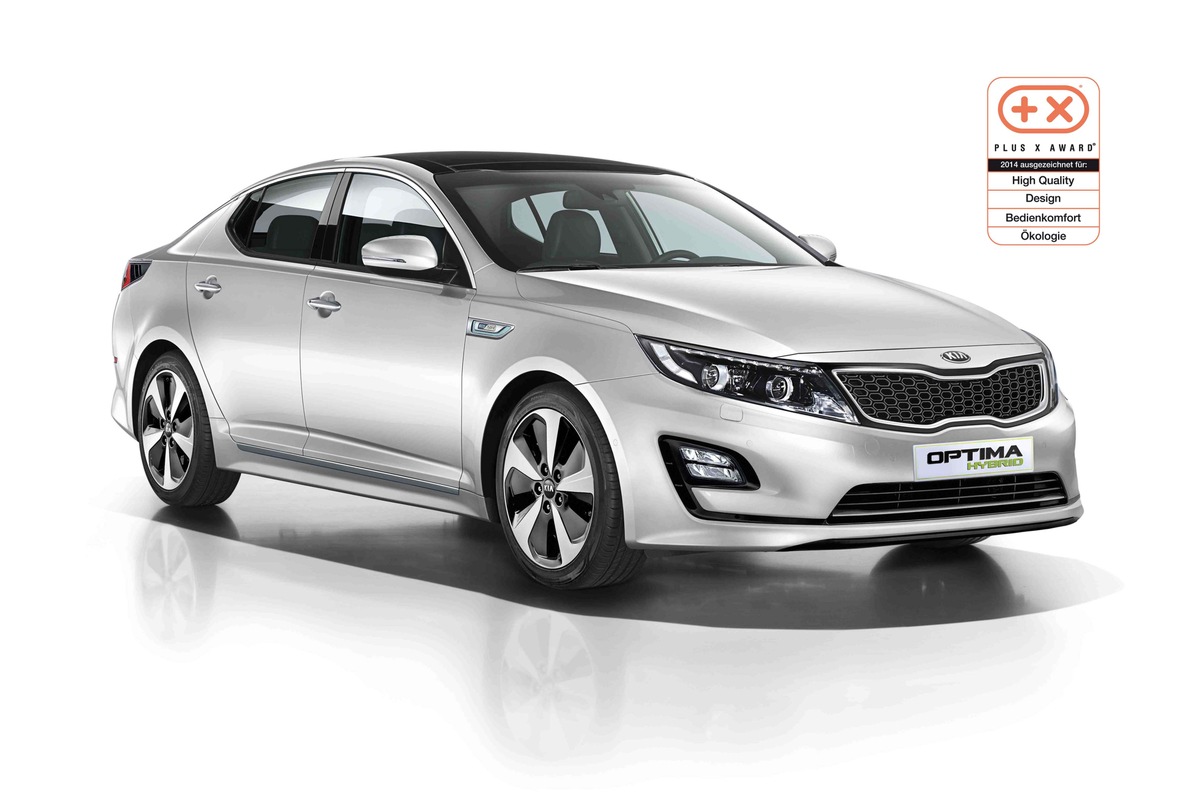 &quot;Plus X Award&quot;: Kia Optima Hybrid* vierfach ausgezeichnet (FOTO)