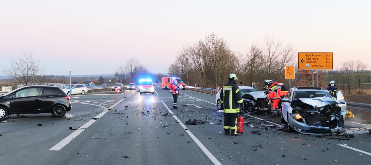 POL-HX: Rettungshubschrauber im Einsatz