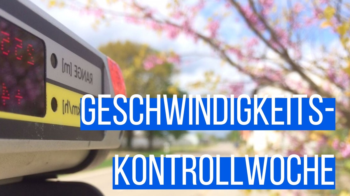 POL-PPRP: ROADPOL - Kontrollwoche Geschwindigkeit 17. April - 23. April 2023 und &quot;Speedmarathon&quot; am 21. April 2023