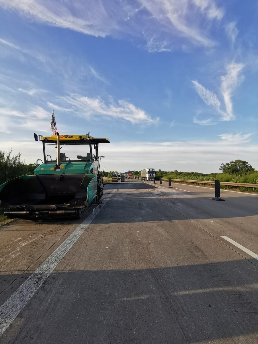 Zweites Update zur A 9: Hitzebedingte Fahrbahnschäden