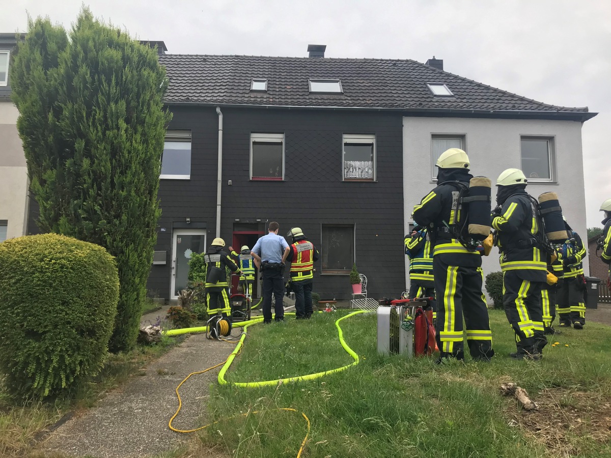 FW-BO: Kellerbrand in Bochum Bergen