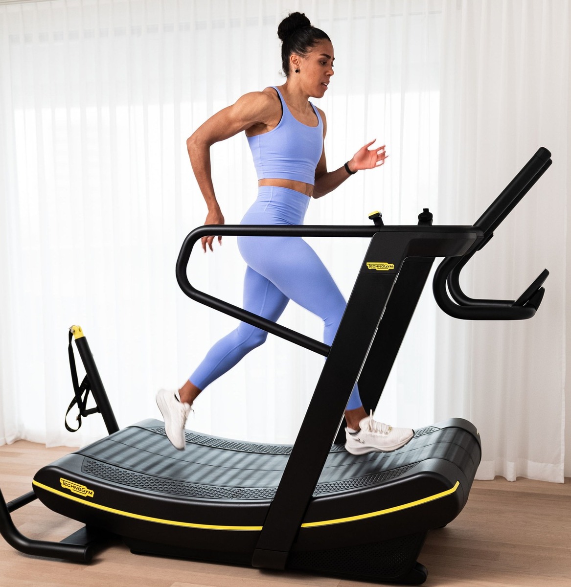 Technogym félicite la sprinteuse Mujinga Kambundji pour sa médaille d&#039;or aux championnats d&#039;Europe.