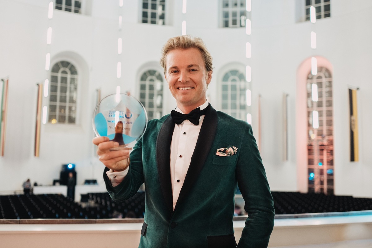 NICO ROSBERG ERHÄLT DEN WERTE-PREIS FÜR INNOVATION